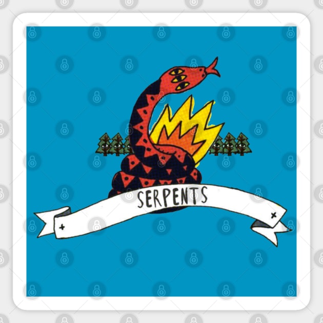 Neck Deep Serpents Sticker by notthatparker